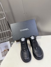 シャネル靴 CHANEL 2024新作 スケート靴