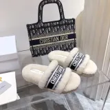 ディオール靴 DIOR 2024新作 ジャカード刺繍サンダル