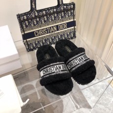 ディオール靴 DIOR 2024新作 ジャカード刺繍サンダル