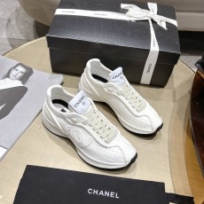 シャネル靴 CHANEL 2024新作 カジュアルスニーカー