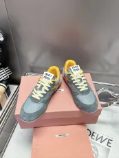 ミュウミュウ靴 Miu Miu 2024新作 通気性の良いメッシュカジュアルシューズ