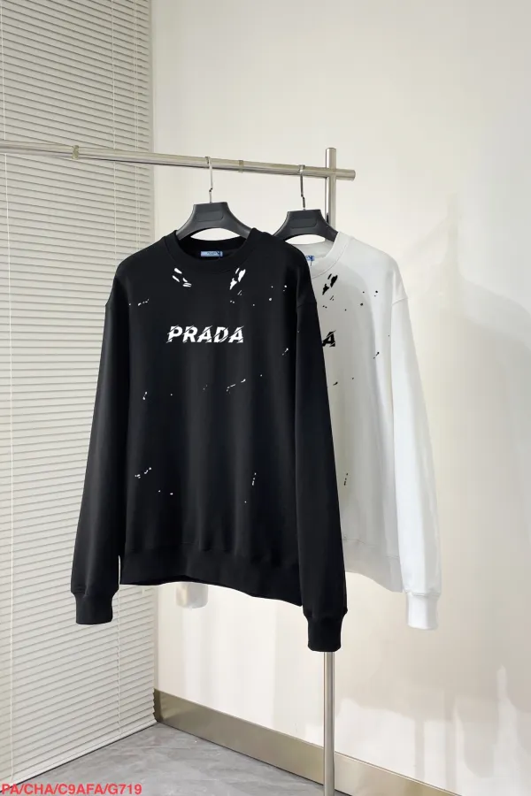プラダ服 PRADA 2025新作 クルーネックスウェットシャツ