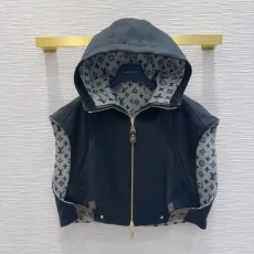 ルイヴィトン服 LOUIS VUITTON 2025新作 フード付きベストジャケット