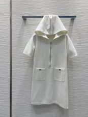 シャネル服 CHANEL 2025新作 フード付きドレス