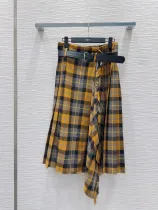 ディオール服 DIOR 2025新作 チェック柄スカート