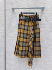 ディオール服 DIOR 2025新作 チェック柄スカート