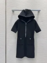 シャネル服 CHANEL 2025新作 フード付きドレス