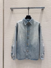ロエベ服 LOEWE 2025新作 デニムシャツ