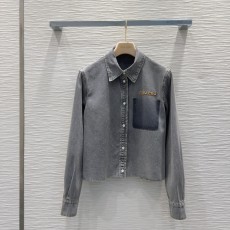 ミュウミュウ服 Miu Miu 2025新作 デニムトップス