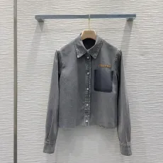 ミュウミュウ服 Miu Miu 2025新作 デニムトップス
