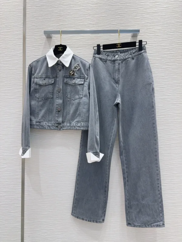 シャネル服 CHANEL 2025新作 デニムスーツ