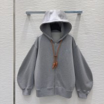 ロエベ服 LOEWE 2025新作 フード付きジップアップジャケット