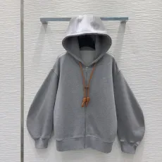 ロエベ服 LOEWE 2025新作 フード付きジップアップジャケット