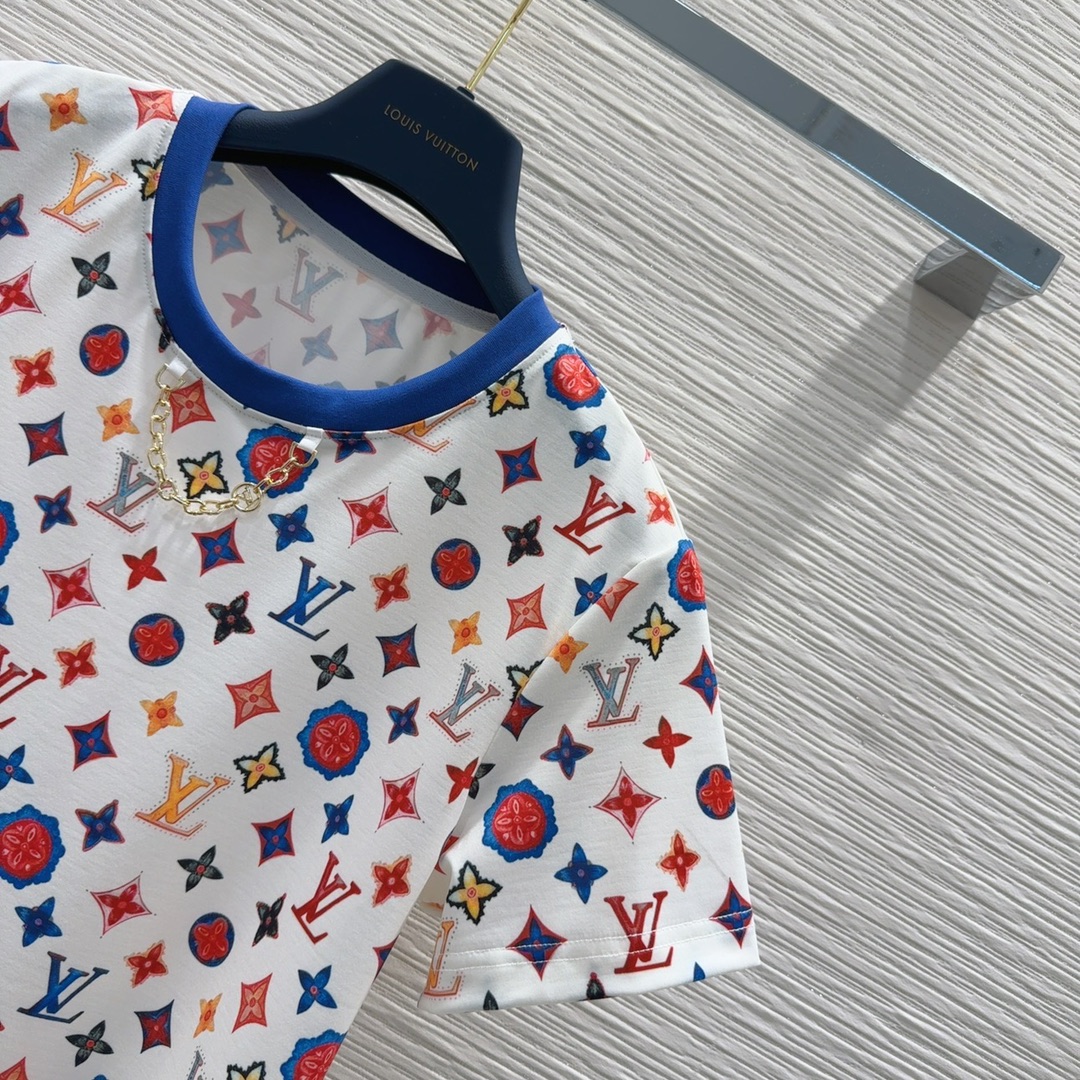 ルイヴィトン服 LOUIS VUITTON 2025新作 Tシャツ