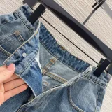ロエベ服 LOEWE 2025新作 デニムショートパンツ