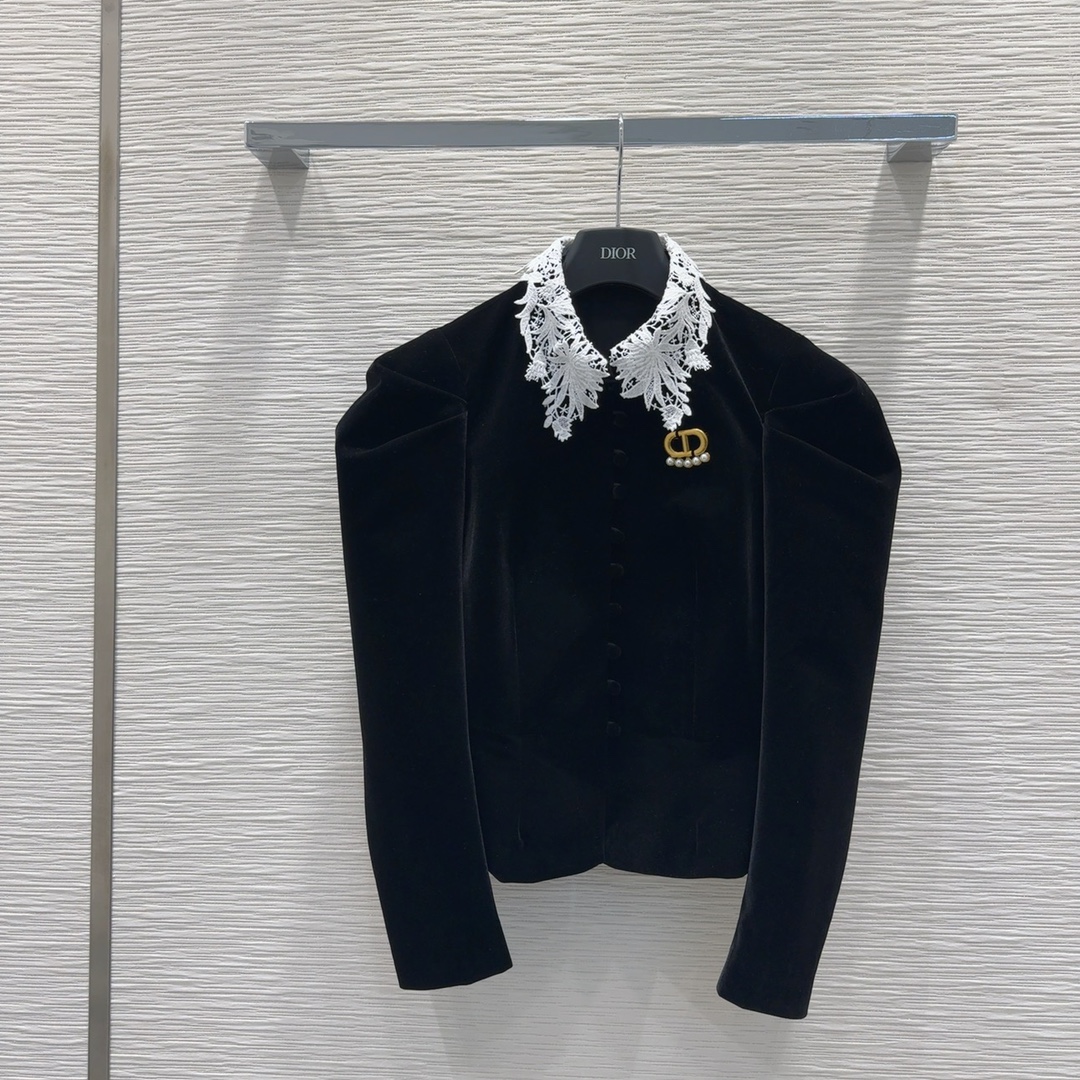 ディオール服 DIOR 2025新作 レースカラートップス