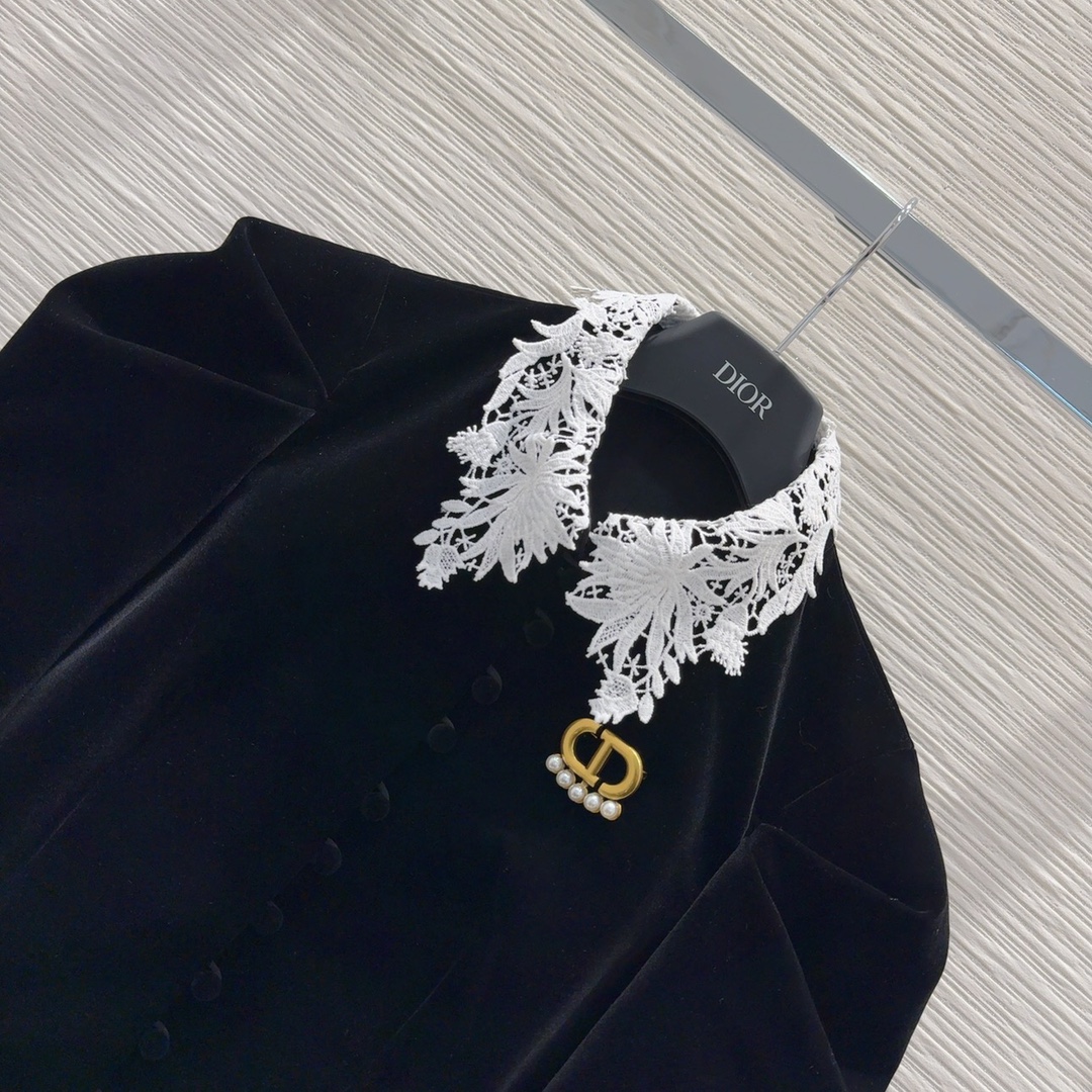 ディオール服 DIOR 2025新作 レースカラートップス