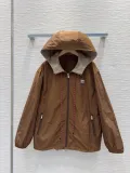 ミュウミュウ服 Miu Miu 2025新作 日焼け防止長袖ウィンドブレーカー
