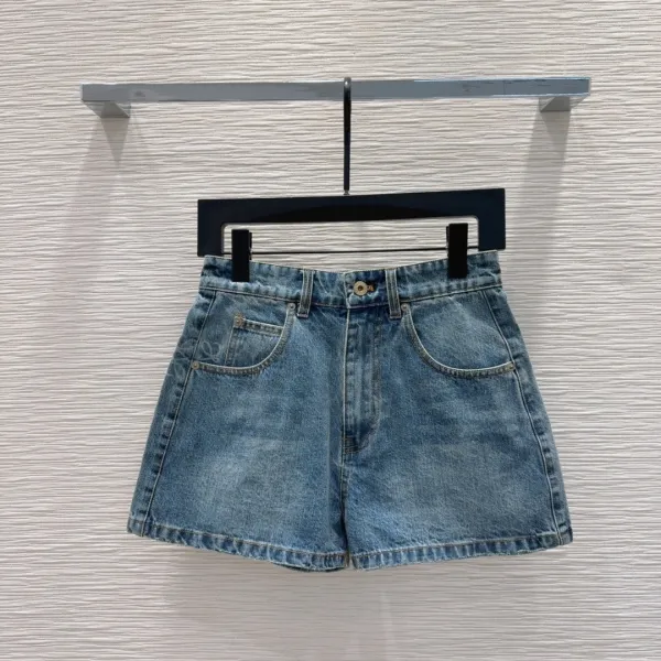 ロエベ服 LOEWE 2025新作 デニムショートパンツ