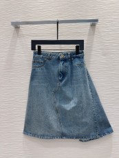 ロエベ服 LOEWE 2025新作 デニムスカート