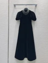 ディオール服 DIOR 2025新作 半袖ロングスカート