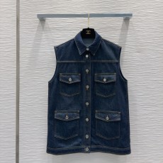 シャネル服 CHANEL 2025新作 デニムベスト