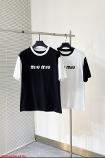 ミュウミュウ服 Miu Miu 2025新作 半袖Tシャツ
