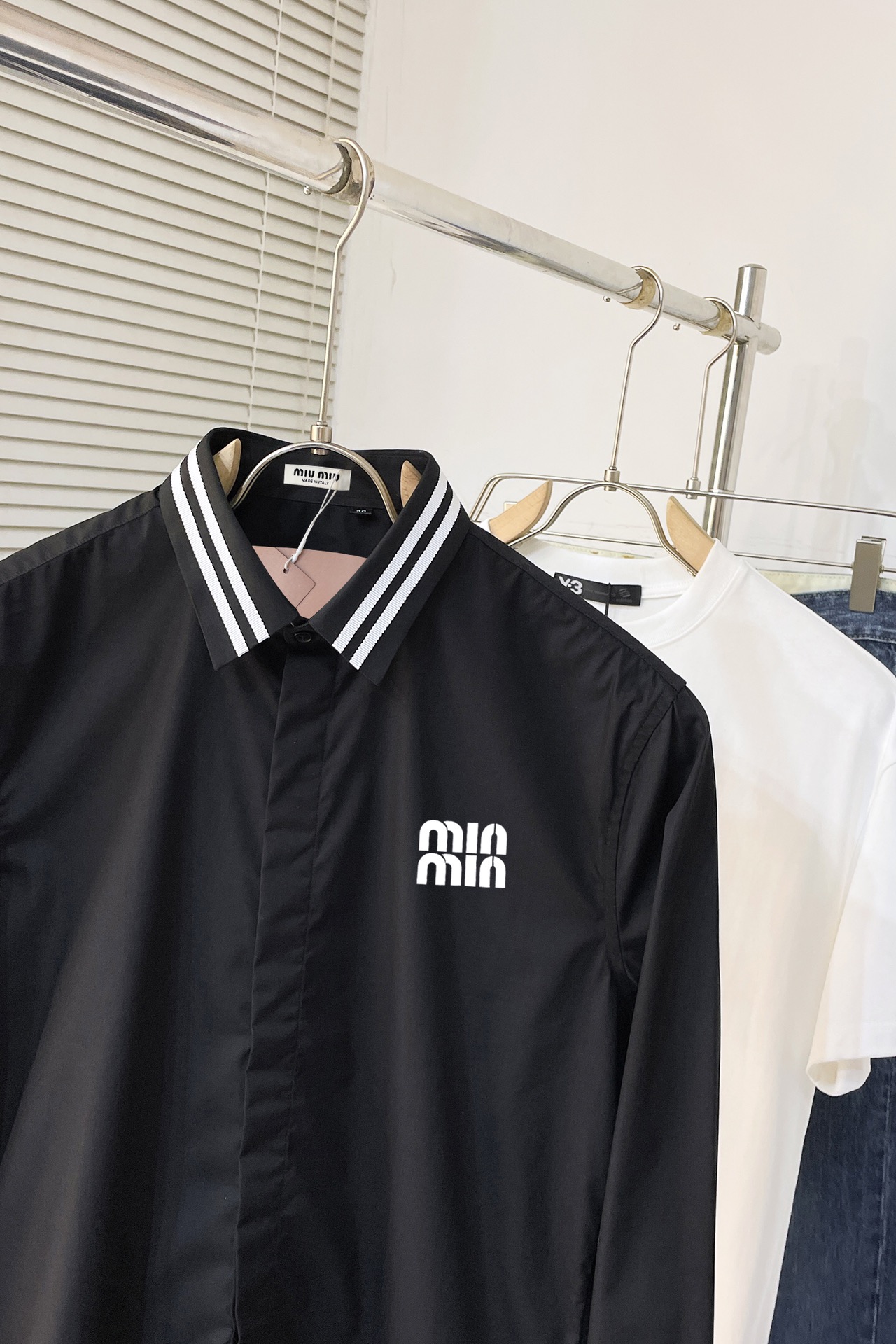 ミュウミュウ服 Miu Miu 2025新作 長袖シャツ