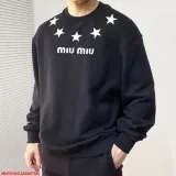 ミュウミュウ服 Miu Miu 2025新作 クルーネックスウェットシャツ