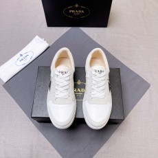 プラダ靴 PRADA 2025新作 レザースニーカー