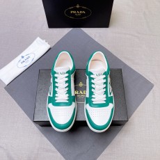 プラダ靴 PRADA 2025新作 レザースニーカー