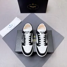 プラダ靴 PRADA 2025新作 レザースニーカー
