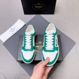 プラダ靴 PRADA 2025新作 レザースニーカー