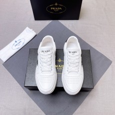 プラダ靴 PRADA 2025新作 レザースニーカー
