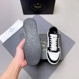 プラダ靴 PRADA 2025新作 レザースニーカー