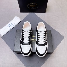 プラダ靴 PRADA 2025新作 レザースニーカー