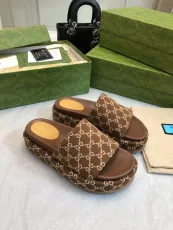 グッチ靴 GUCCI 2025新作 厚底スリッパ