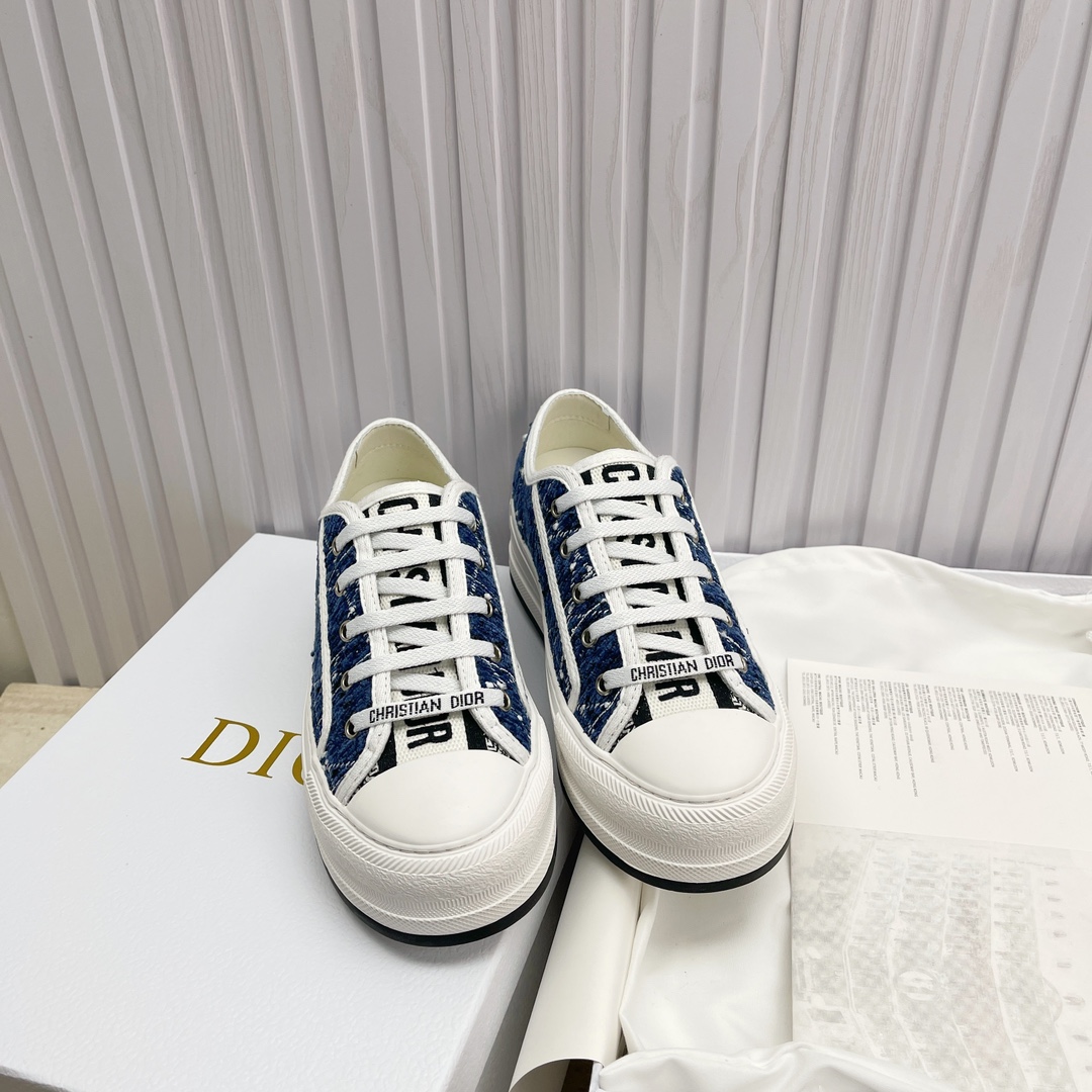 ディオール靴 DIOR 2025新作 フラットスニーカー