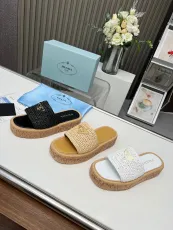 プラダ靴 PRADA 2025新作 プラットフォームサンダル