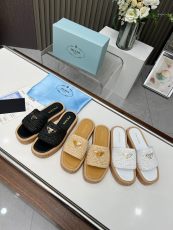 プラダ靴 PRADA 2025新作 プラットフォームサンダル