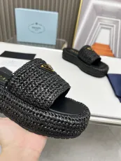 プラダ靴 PRADA 2025新作 プラットフォームサンダル