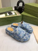 グッチ靴 GUCCI 2025新作 厚底スリッパ