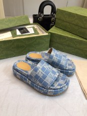 グッチ靴 GUCCI 2025新作 厚底スリッパ