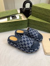 グッチ靴 GUCCI 2025新作 厚底スリッパ