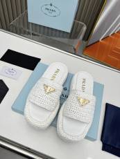 プラダ靴 PRADA 2025新作 プラットフォームサンダル
