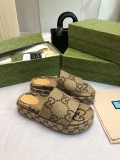 グッチ靴 GUCCI 2025新作 厚底スリッパ