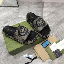 グッチ靴 GUCCI 2025新作 厚底スリッパ