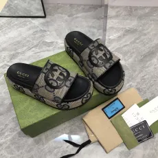 グッチ靴 GUCCI 2025新作 厚底スリッパ
