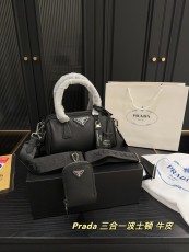 プラダバッグ PRADA 2025新作 ボストンピローパック