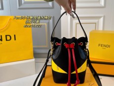 フェンディバッグ FENDI 2025新作 巾着型バケットバッグ
